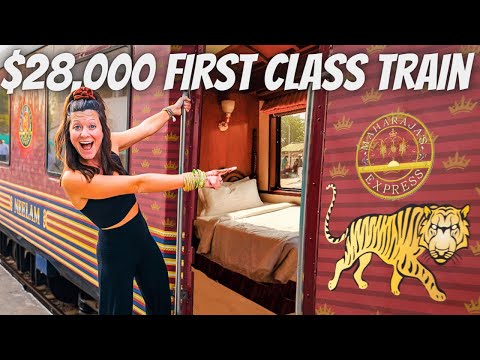 WE BOARDED INDIA’S $28,000 LUXURY TRAIN (Maharajas&#039; Express 7 day journey)