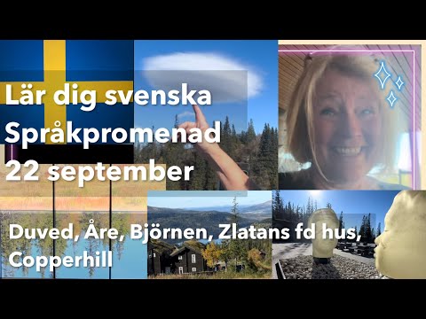 23/9 språkpromenad - Lär dig svenska @svenskamedmarie