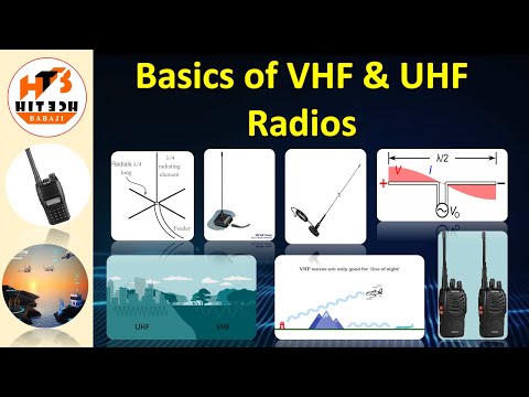 VHF vs UHF - What&#039;s the difference /Basic VHF and UHF Fundamentals/uhf vs vhf two way radios/ V/UHF