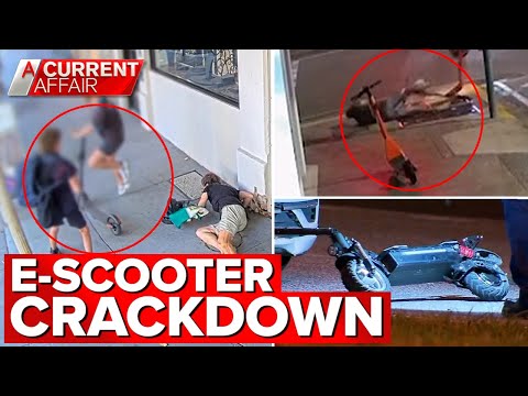 Police crack down on rogue e-scooter riders as injuries surge | A Current Affair