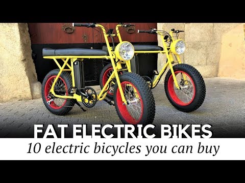 12 New Electric Bicycles with Fat Tires Perfect for City and Offroad Biking