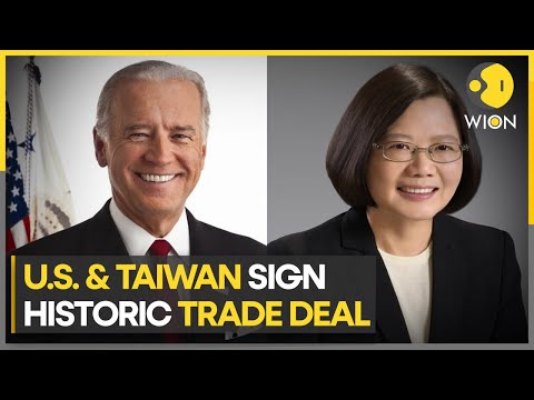 US &amp; Taiwan sign historic trade deal, China criticises US plan of trade deal | World News | WION