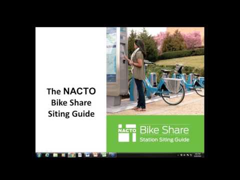 An introduction to NACTO&#039;s Bike Share Station Siting Guide