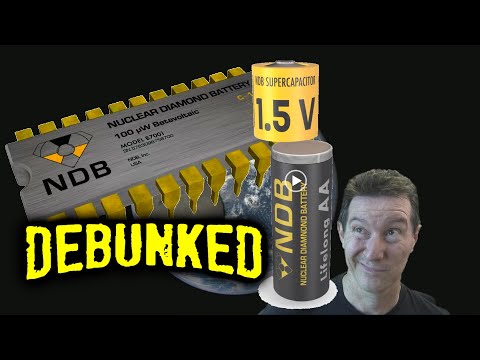 EEVblog #1333 - Nuclear Diamond Self-Charging Battery DEBUNKED!