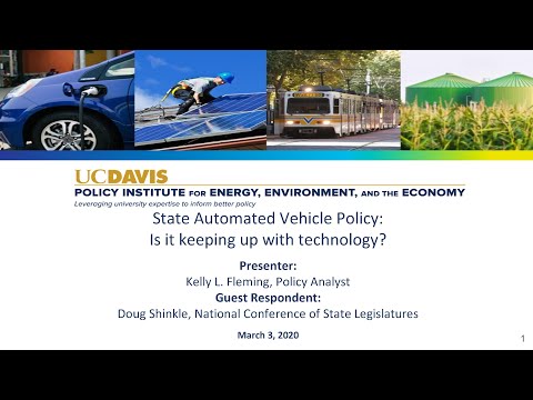 State Automated Vehicle Policy: Is it Keeping up with Technology?