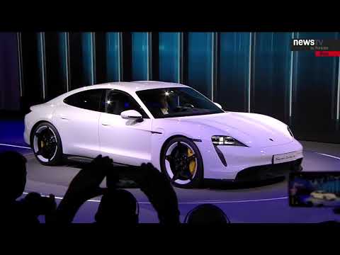 2020 Porsche Taycan EV Reveal with PRG Scenic Automation