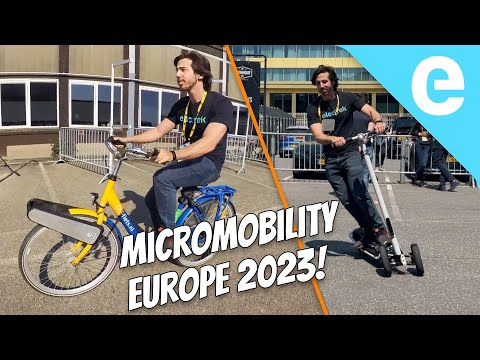 The coolest e-bikes, scooters and more at Micromobility Europe 2023!