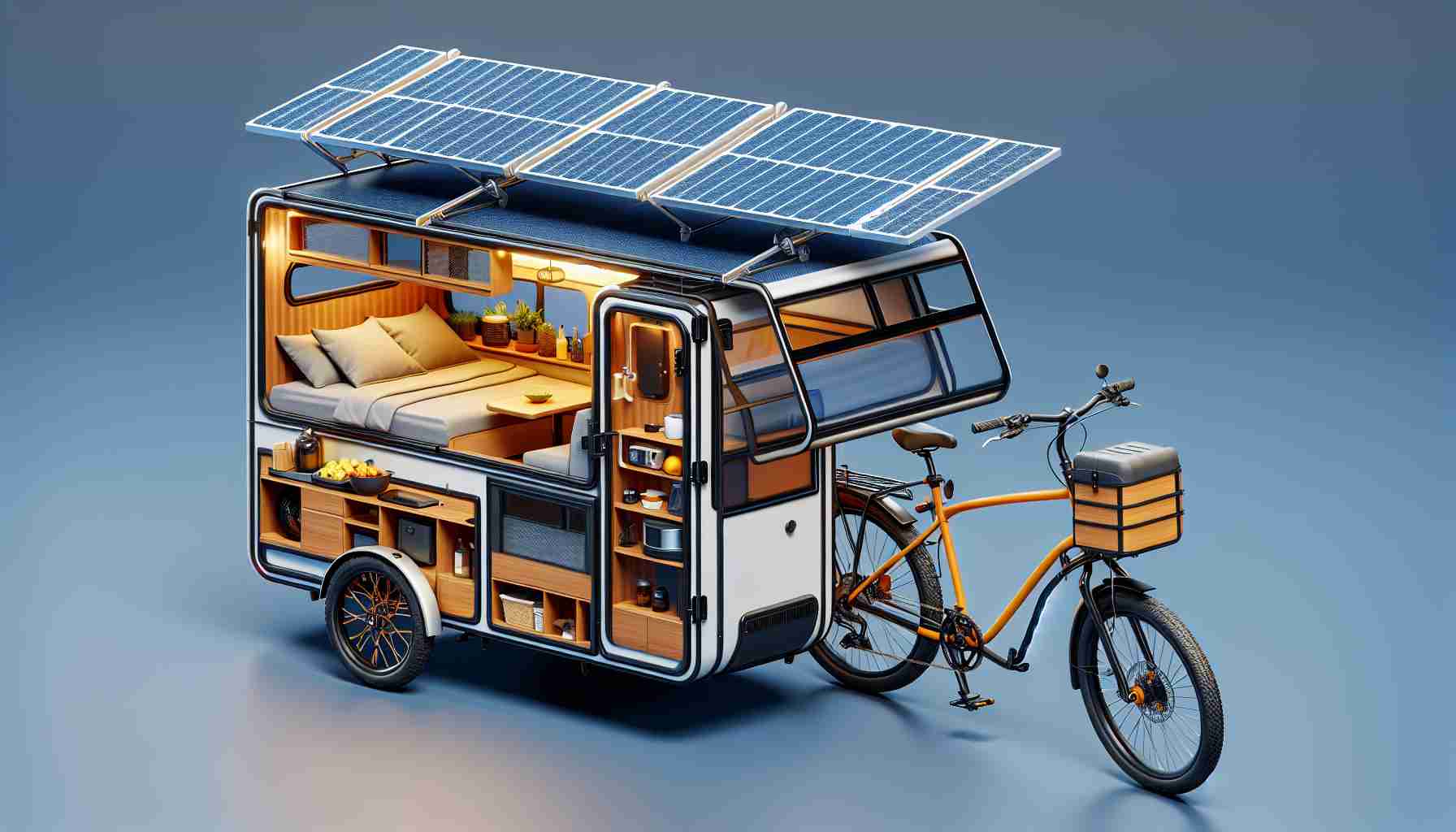 太陽光発電自転車キャンピングカー：冒険家にとって手ごろなDIYソリューション