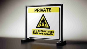 Warning: UPP E-Bike Batteries Pose Fire Hazard