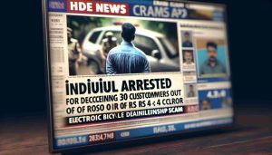 Man Arrested for Cheating 30 People of Rs 4 Crore in E-Bike Dealership Scam