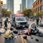 Driver of E-Bike Hospitalized After Collision with Pick-up Truck in Kitchener