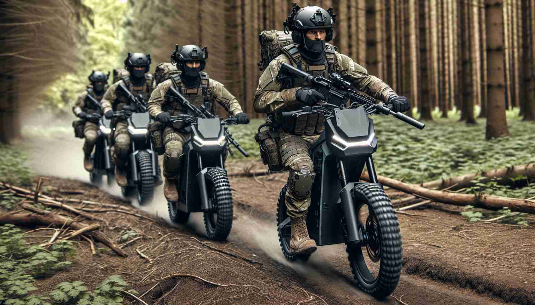 Ukrainian Special Forces Utilize High-Powered Electric Bikes for Tactical Advantage