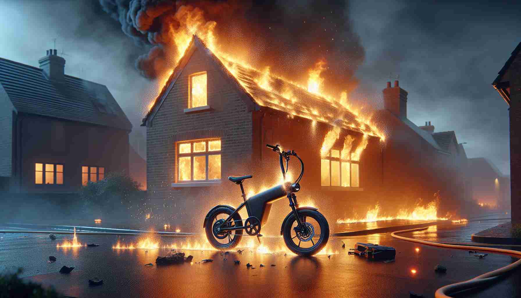 E-Bike Sparks Devastating House Fire in Wakefield