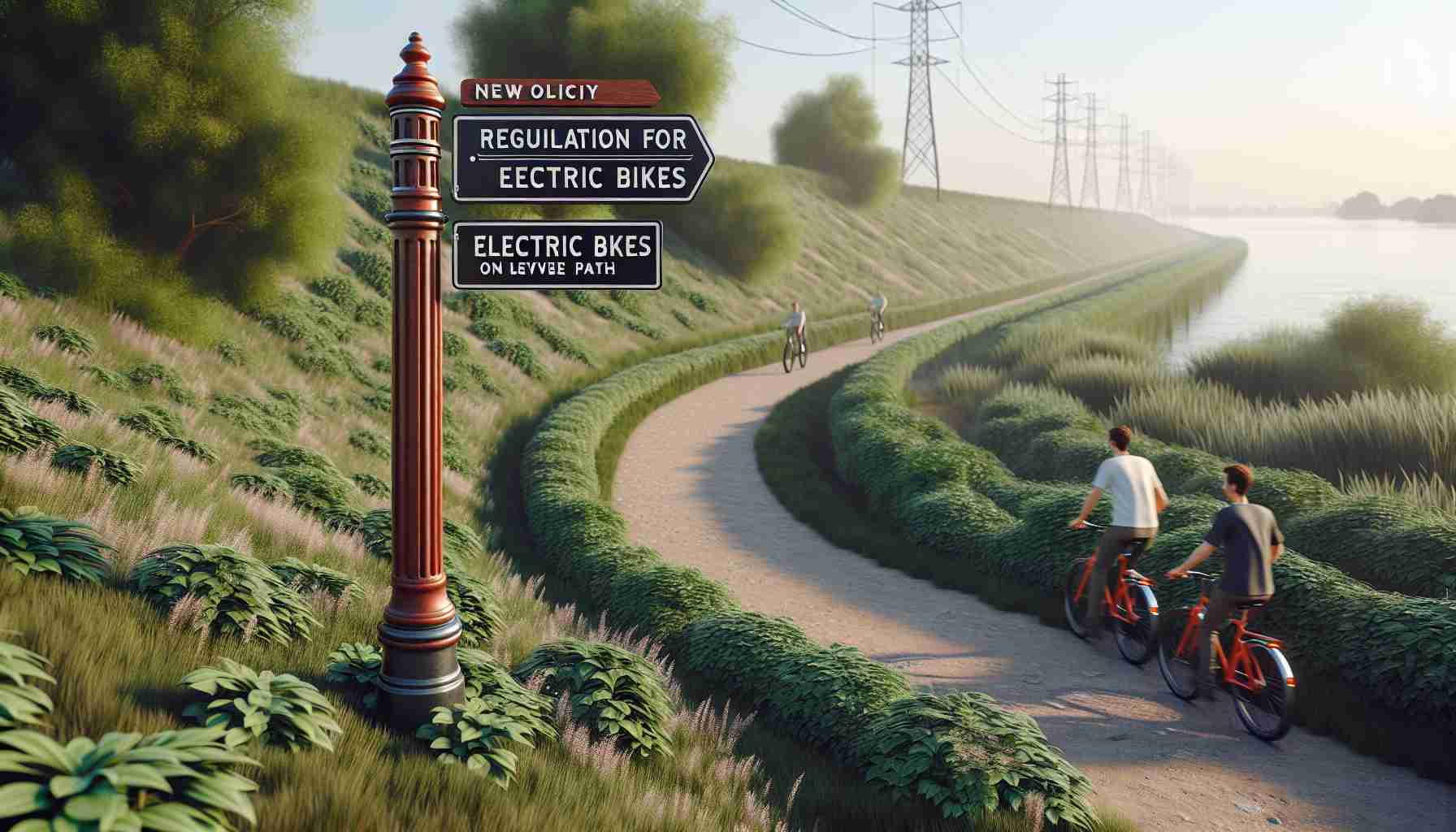 New Policy to Regulate Electric Bikes on Levee Paths