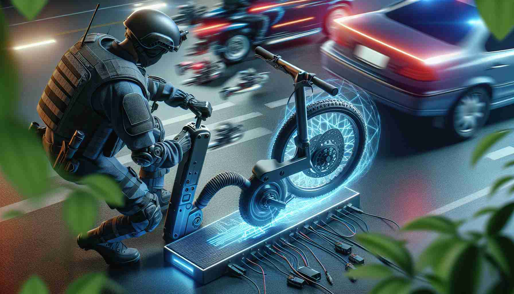 Revolutionary Device Aids Police in Halting Electric Bikes and E-Scooters