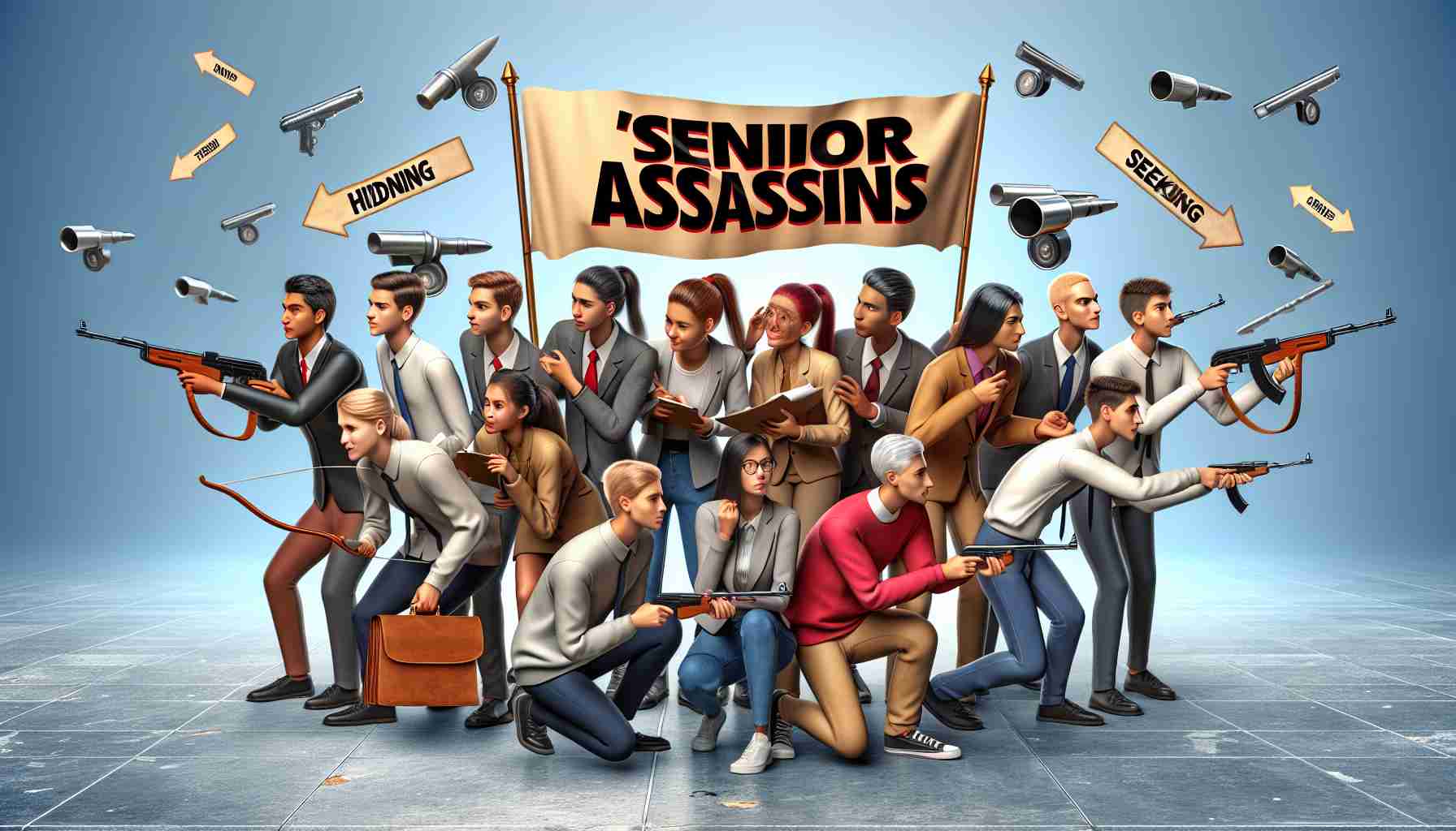 «Senior Assassins» Game Brings Fun and Thrills to Local High School