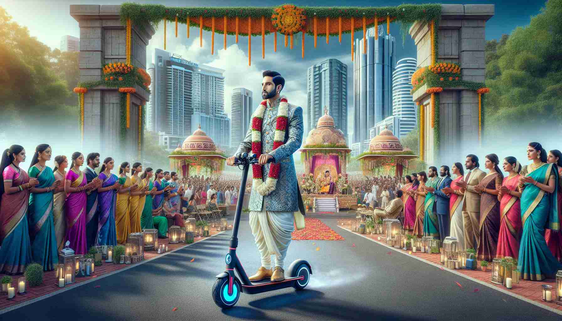 Bengaluru Groom Chooses Electric Scooter for Baraat, Showcasing Future of Weddings