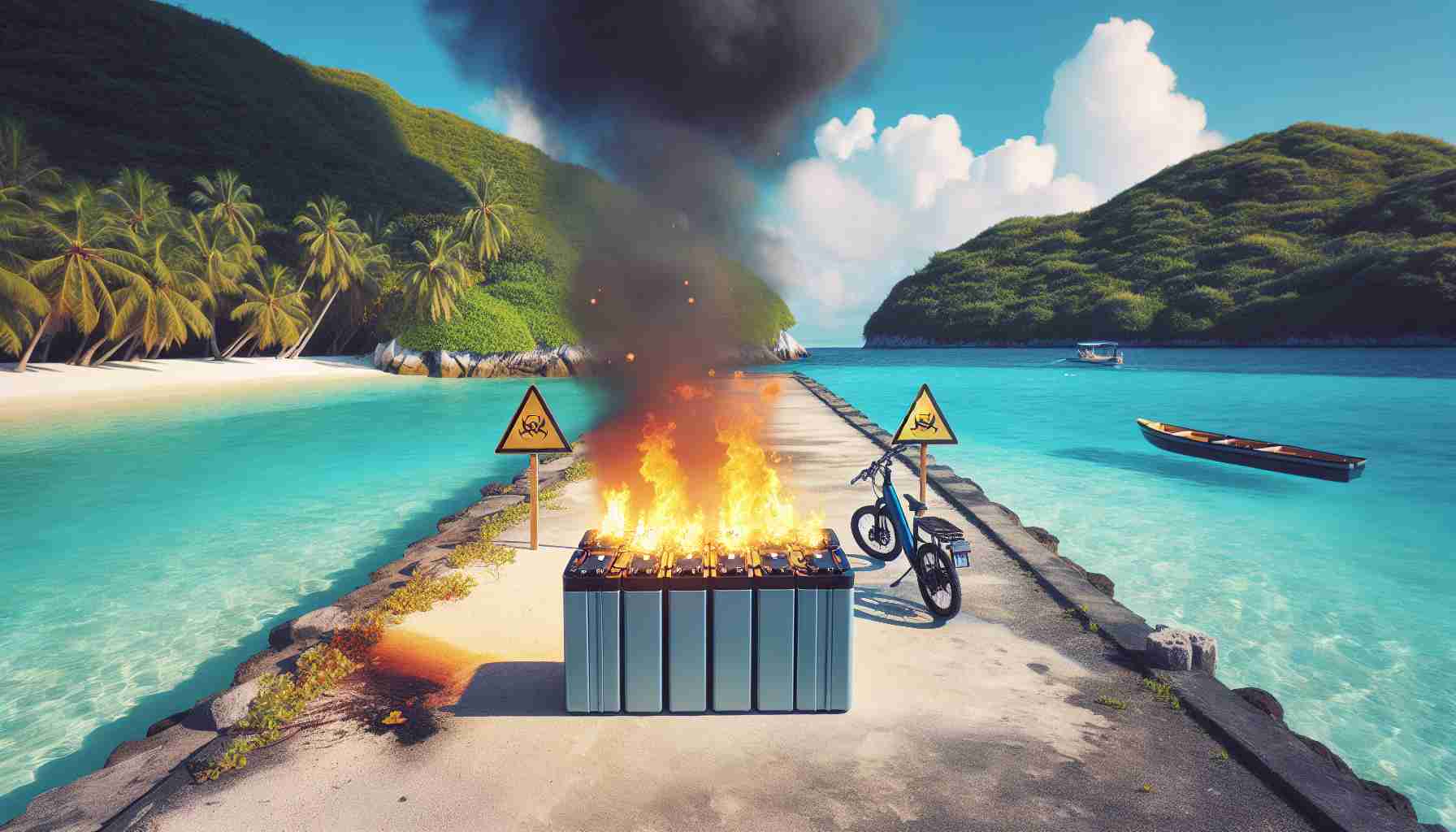 “E-Bike Battery Fire Raises Concerns on Mackinac Island”