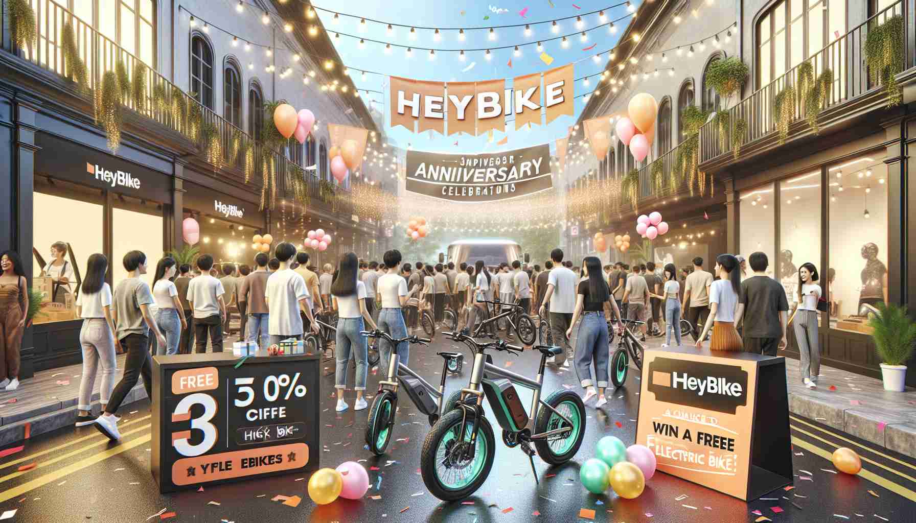 Heybike’s Third Anniversary Celebrations: Discounts and a Chance to Win a Free E-Bike