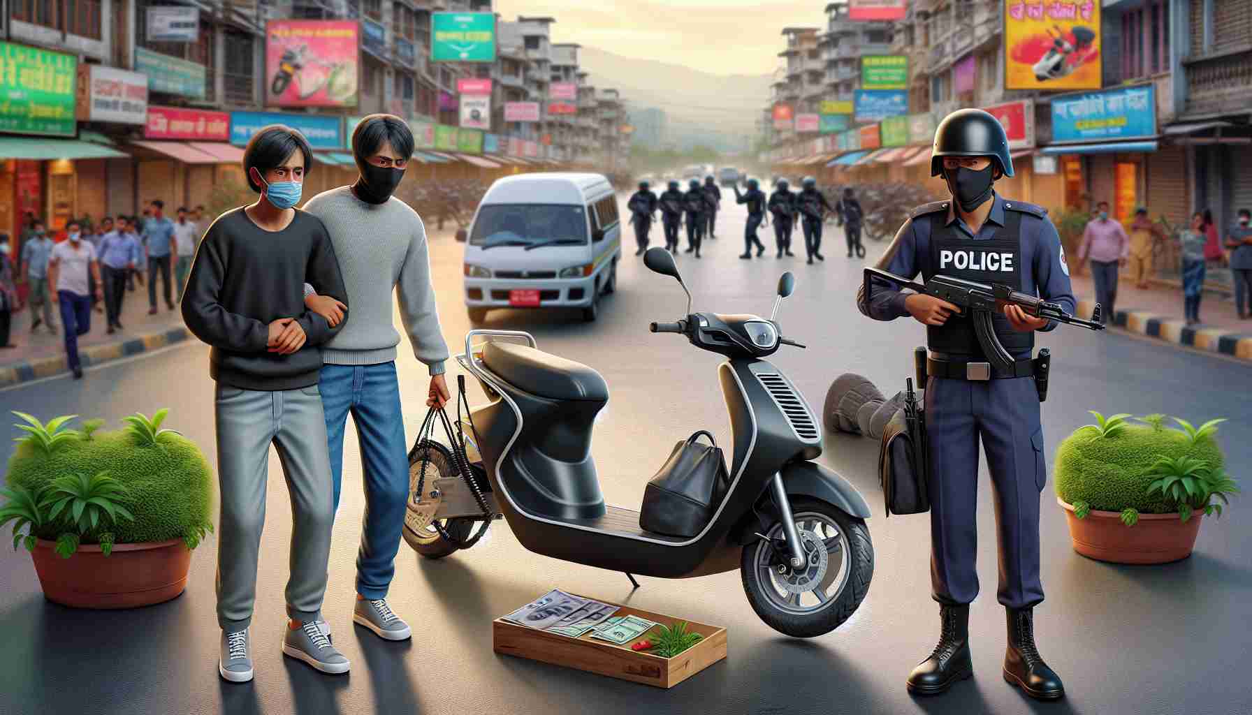 Two Nepali Nationals Arrested for Stealing Electric Scooter Worth Rs 98,000