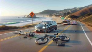 E-bike Incident Causes Car Accident on Coastal Highway