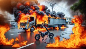 Electric Bike Battery Sparks Truck Fire: A Cautionary Tale