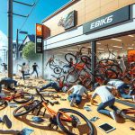 Unforeseen Chaos Strikes E-Bike Retailer in Broad Daylight