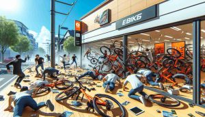 Unforeseen Chaos Strikes E-Bike Retailer in Broad Daylight