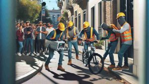 Miscreants Disguised as Utility Workers Thieve E-Bike in Broad Daylight