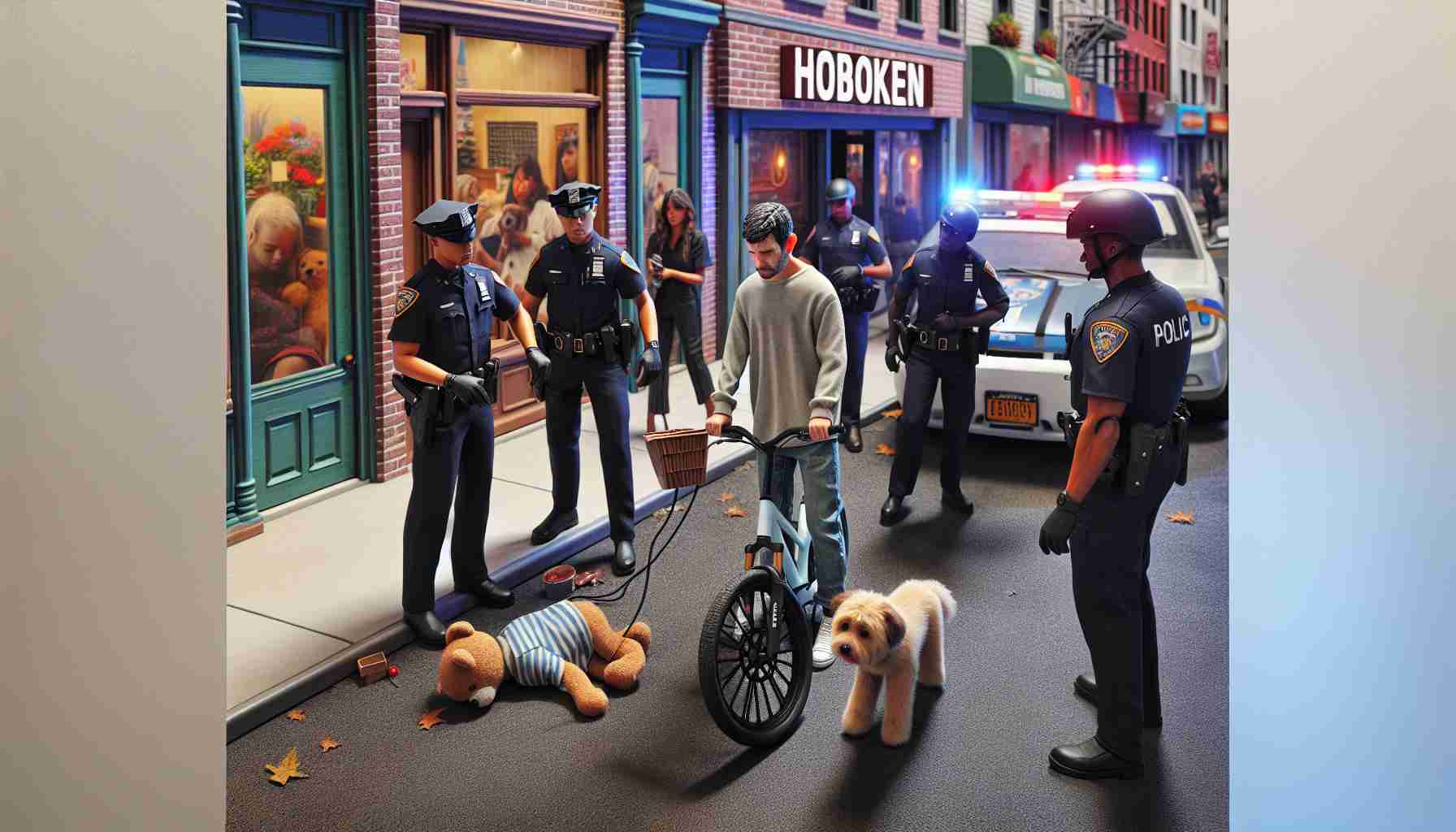 Incident Unfolds in Hoboken: E-Bike Rider Charged with Animal Cruelty