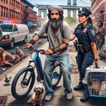 Unusual Incident in Hoboken: E-Bike Rider Arrested for Animal Cruelty