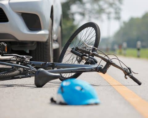 Mystery Sedan Leaves Cyclist Injured: Hunt for Driver Underway