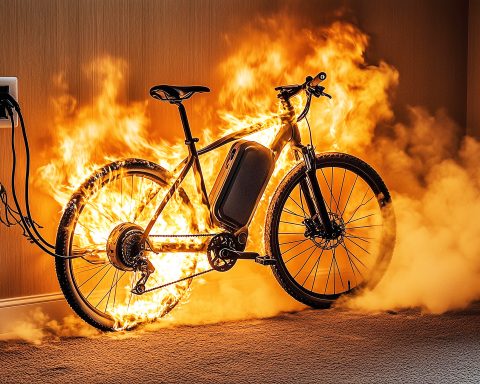 Narrow Escape: E-Bike Fire Sparks Dramatic Third-Floor Rescue