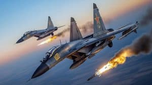 Ukrainian Fighter Jets Engage in Aerial Combat