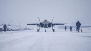 Can the F-35 Fly During Snowfall?