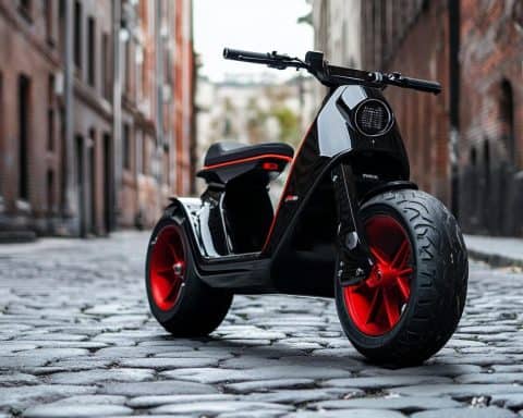 Introducing the Dynamic Velocifero Mobster: A Modern Sports Scooter