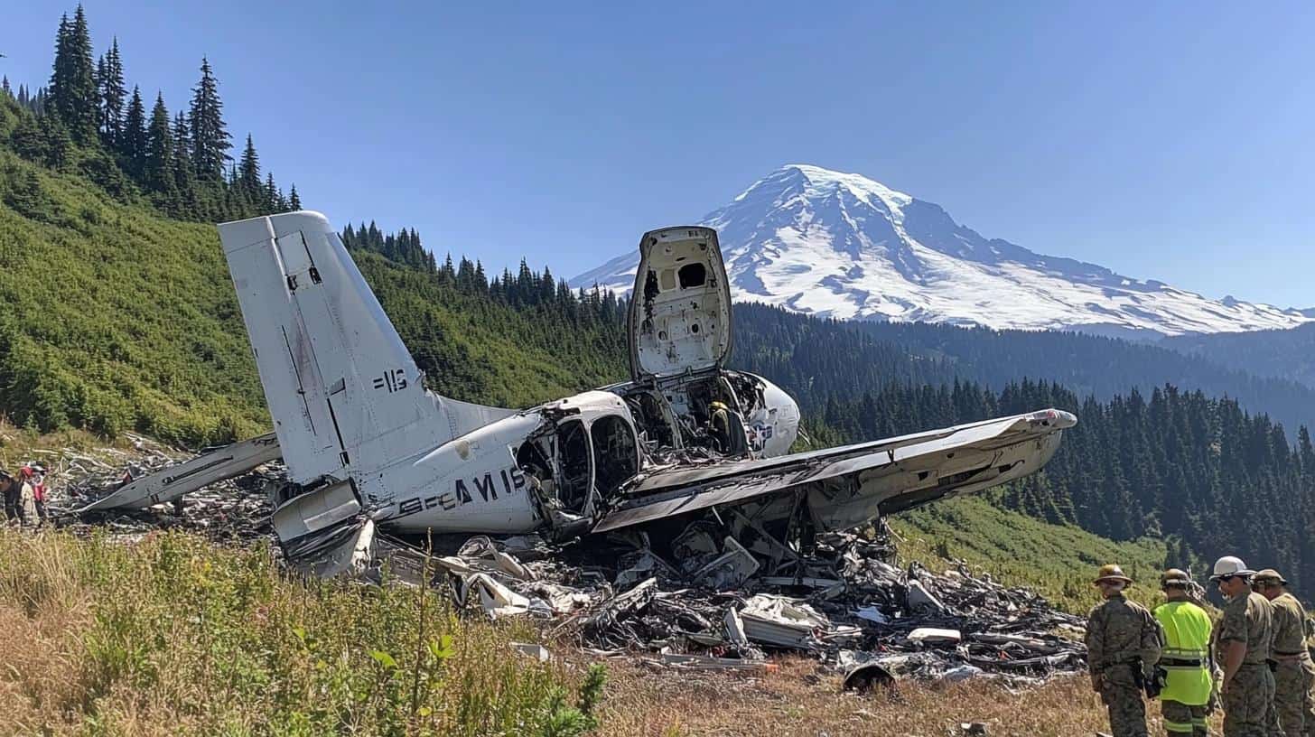 Navy Jet Crash Near Mount Rainier Sparks Intense Search Efforts