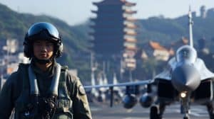 Heightened Tensions as Chinese Military Maneuvers Near Taiwan