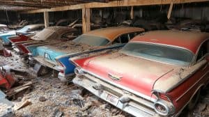 Sudden Discovery of Unique Classic Cars in Forgotten Iowa Store Warehouse