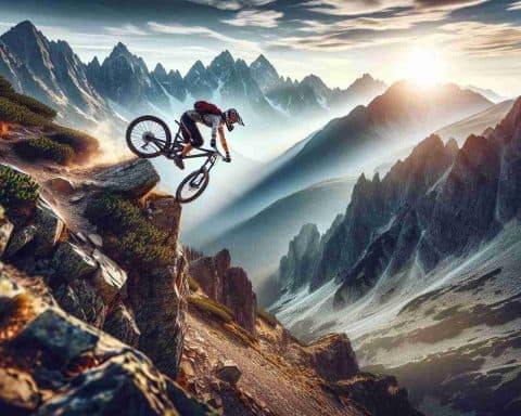 Unbelievable Mountain Adventure: Biker Defies the Odds in the Tatra Mountains