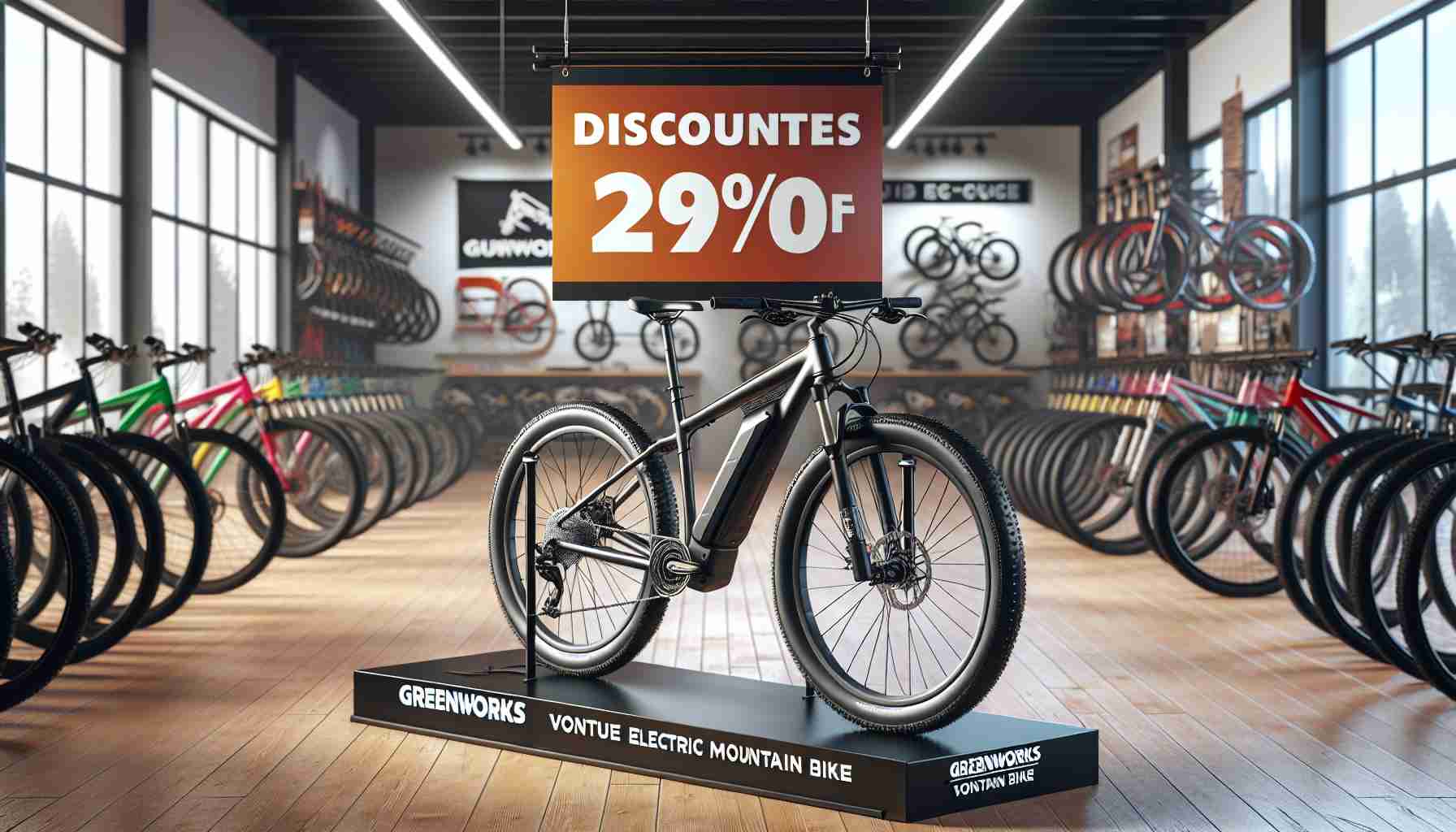 Exciting Discounts on the Greenworks Venture Electric Mountain Bike