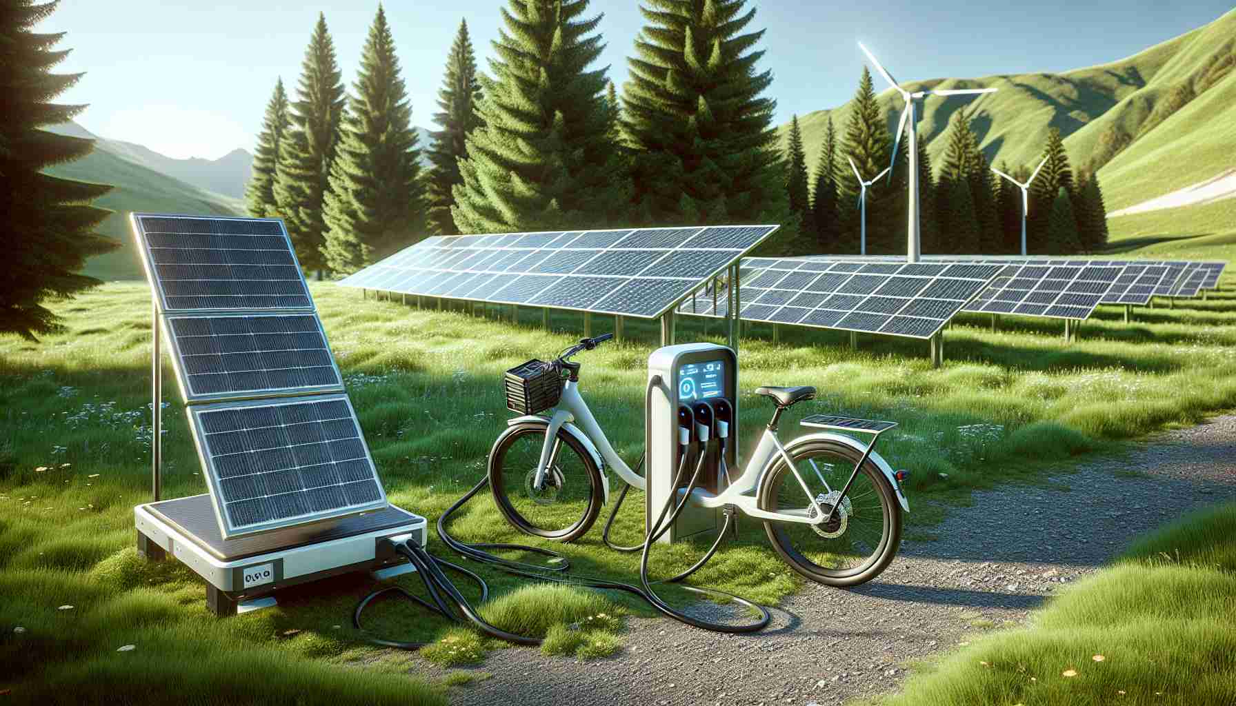 Innovative Off-Grid Charging Solution for E-Bikes