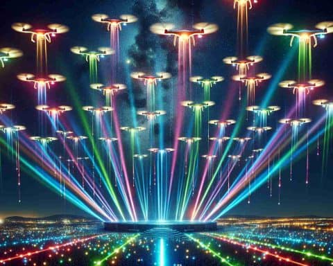 How Do Drones Create Magical Light Shows in the Sky?