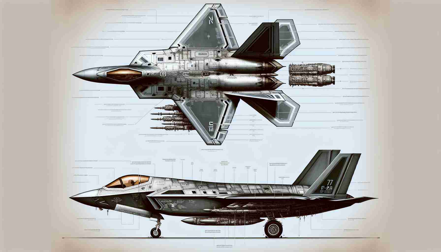 比較分析：なぜF-22はF-35よりも大きいのか？