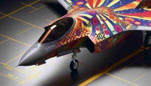 302nd Squadron Celebrates 50 Years with Vibrant F-35A Design