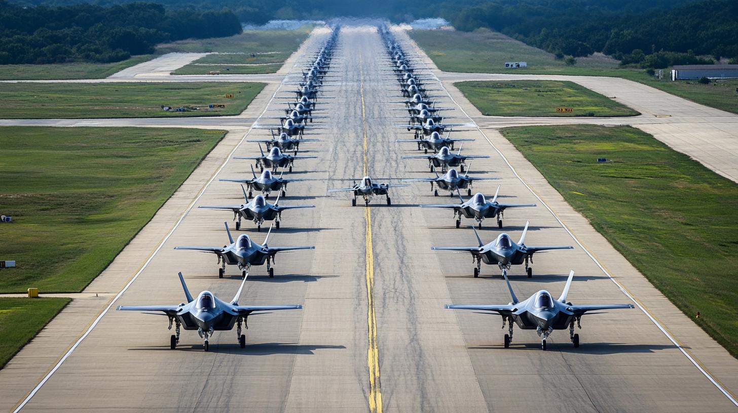 Shocking Arrival! F-35s Take Over Texas Base!