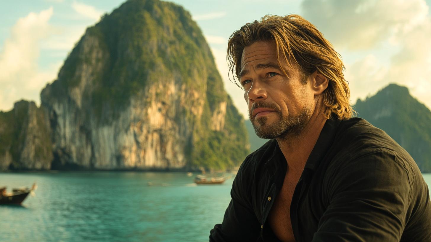 Brad Pitt's Secret Island Adventure! New Tech Reveals His Futuristic Vision