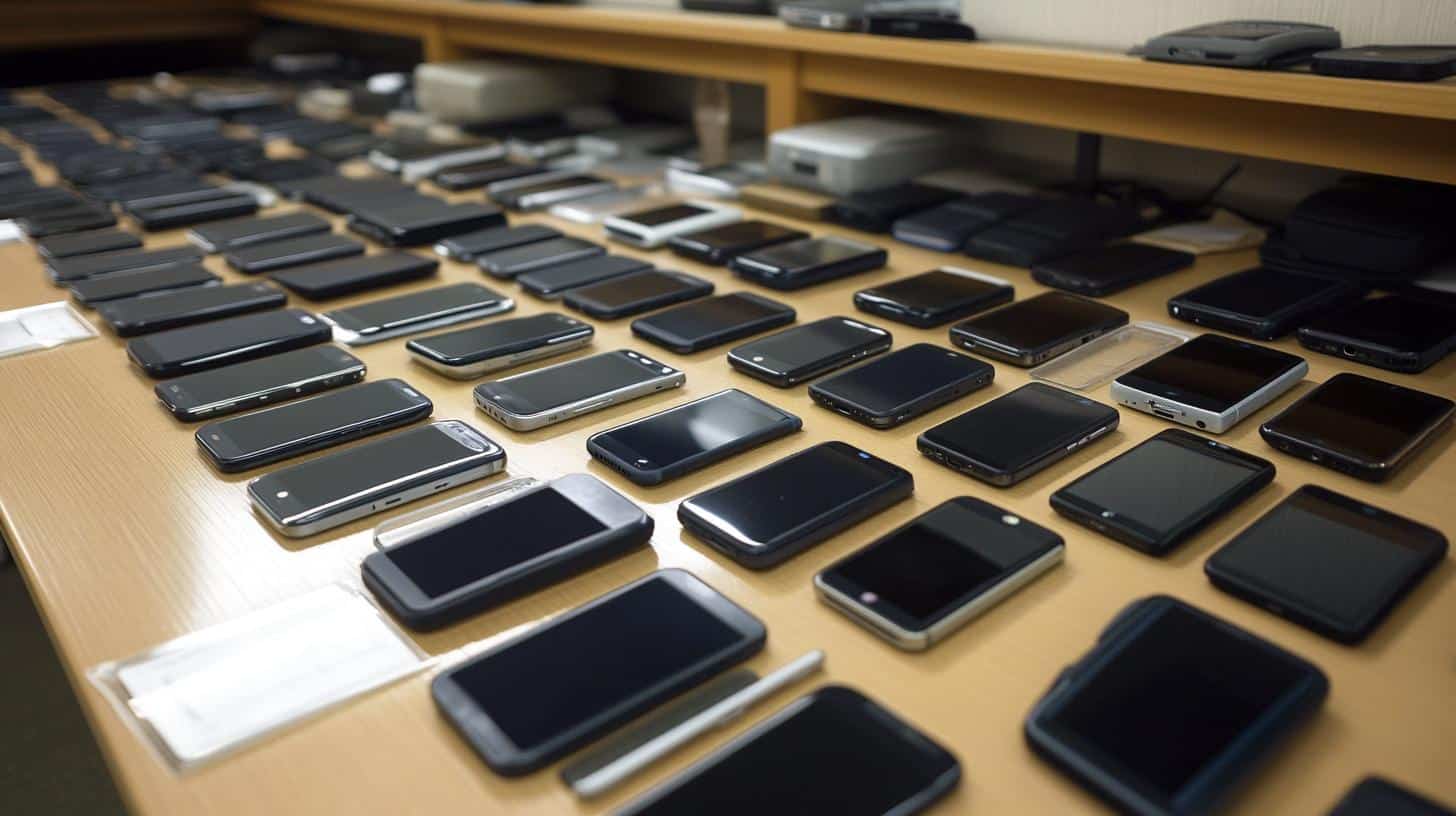 Massive Smartphone Seizure Stuns Tokyo! Over 100 Devices Confiscated in Robbery Crackdown