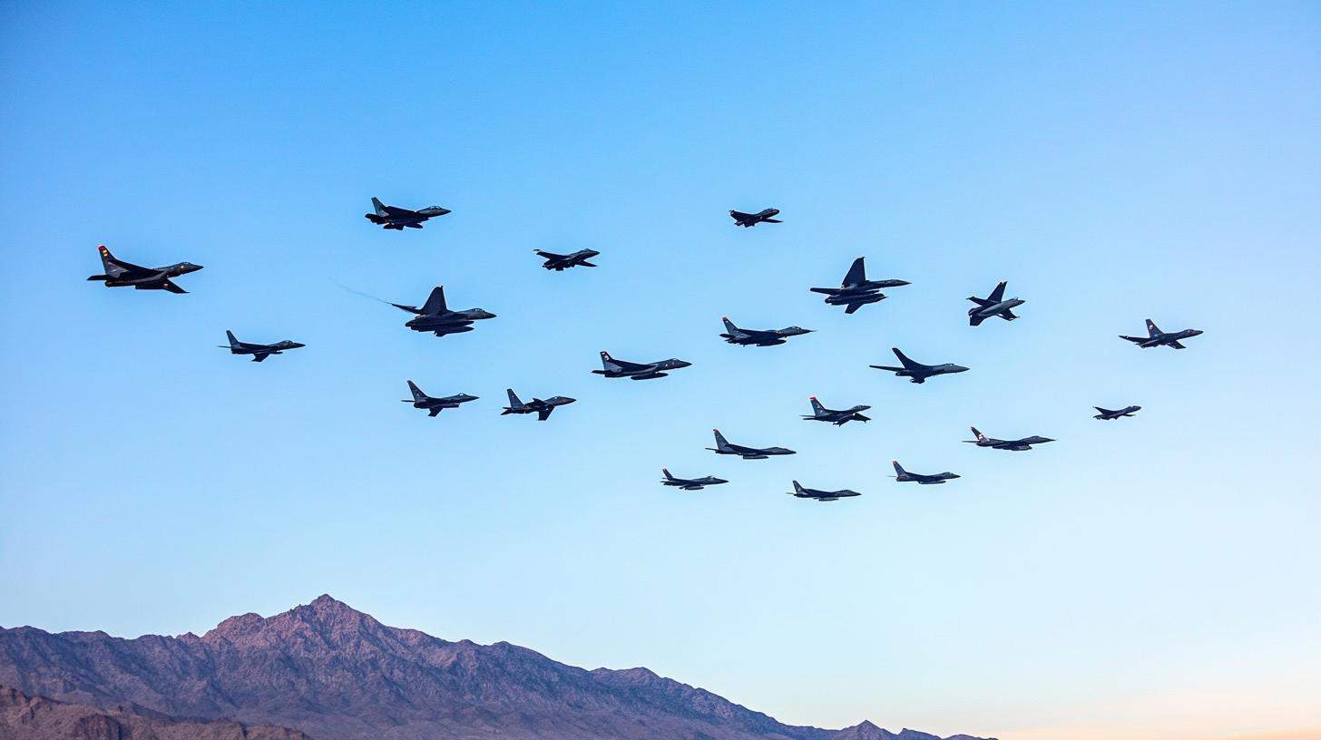 Farewell to a Legend! Stunning Aircraft Formation Over Nellis