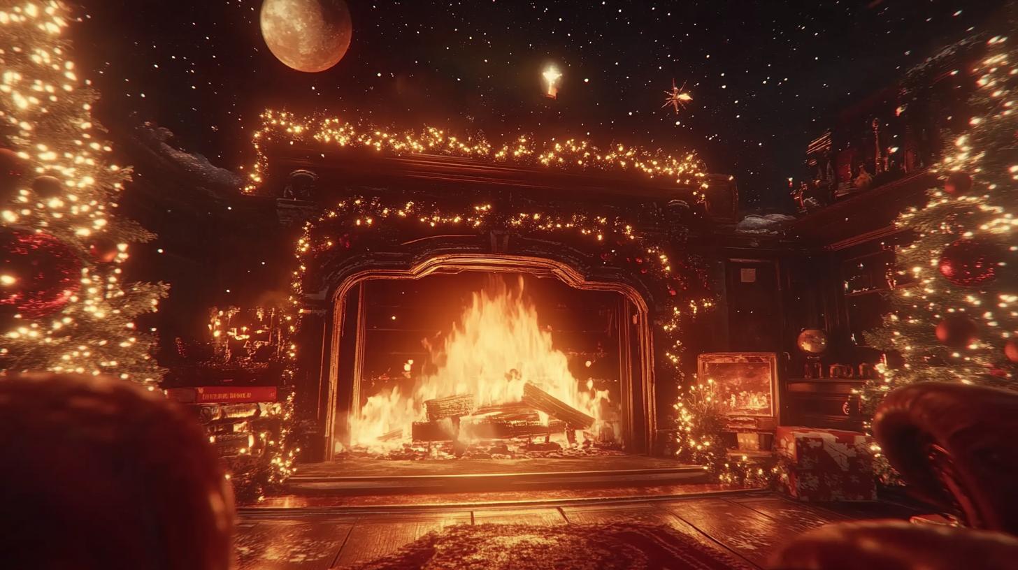 Experience the Heat! NASA's Yule Log Takes You to Space